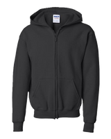Gildan Heavy Blend Youth Zip Up Hooded Sweatshirt
