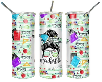 Educator Designs Polar Camel 22 oz. Skinny Tumbler with Slider Lid