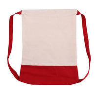 Cotton Canvas Drawstring Backpack