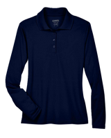 Core365 - Women's Pinnacle Performance Long Sleeve Piqué Polo