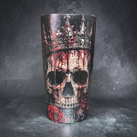 Halloween Skull Queen - 20 oz. Vacuum Insulated Tumbler w/Lid