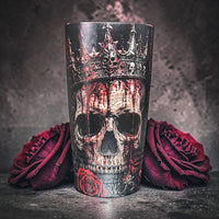 Halloween Skull Queen - 20 oz. Vacuum Insulated Tumbler w/Lid