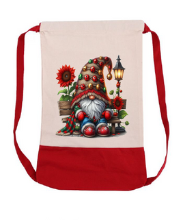 Cotton Canvas Drawstring Backpack