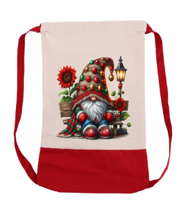 Cotton Canvas Drawstring Backpack