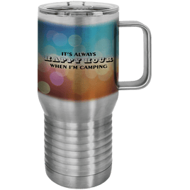 Sublimatable Polar Camel 20 oz. Stainless Steel Travel Mug with Slider Lid