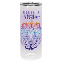 Customizable 22 oz Skinny Sublimatable Tumbler