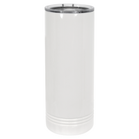 Customizable 22 oz Skinny Sublimatable Tumbler